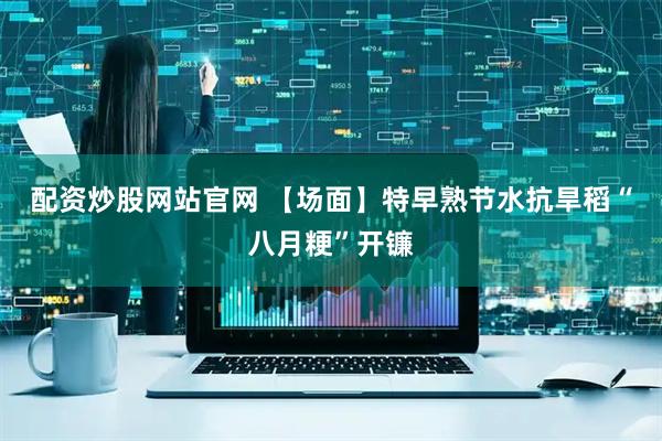 配资炒股网站官网 【场面】特早熟节水抗旱稻“八月粳”开镰